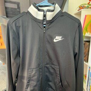 Nike Black Heritage Women's Track Jacket Size Medium
